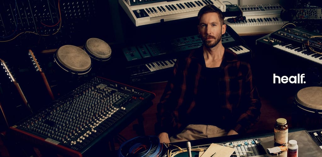 calvin harris sitting