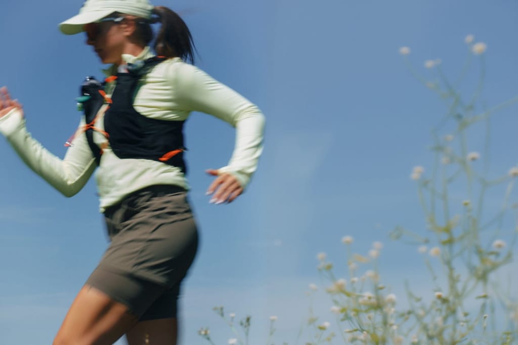 woman running