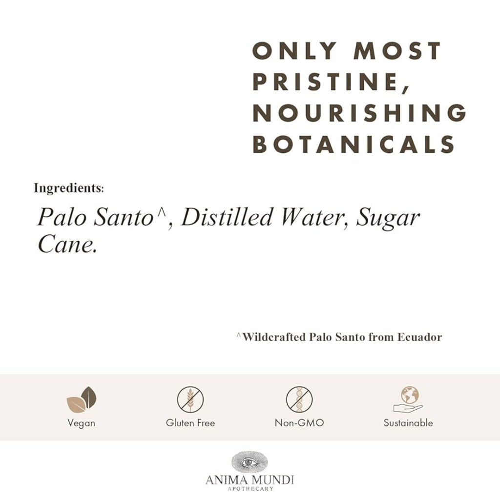 PALO SANTO Protection Myst | Wildcrafted Hydrosol - Image 2