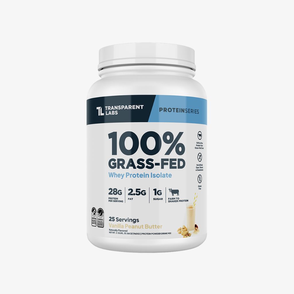 Grass Fed Whey Isolate - Vanilla Peanut Butter - Image 1