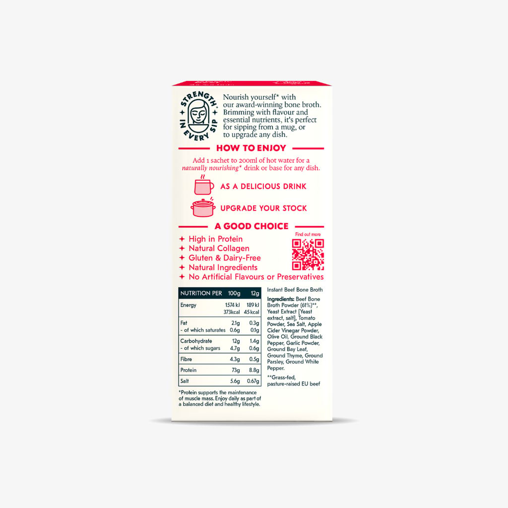 Instant Bone Broth Sachet - Beef - Image 2