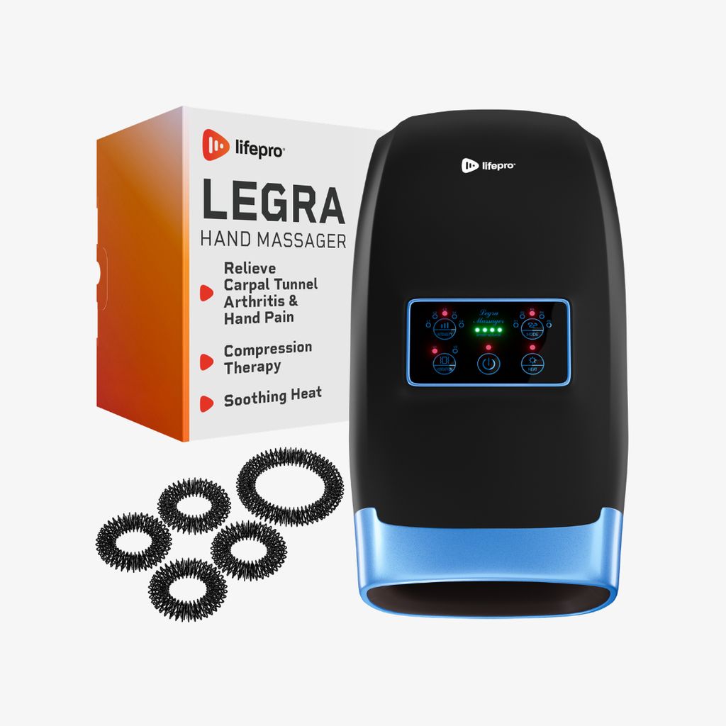 Legra Hand Massager - Black - Image 1