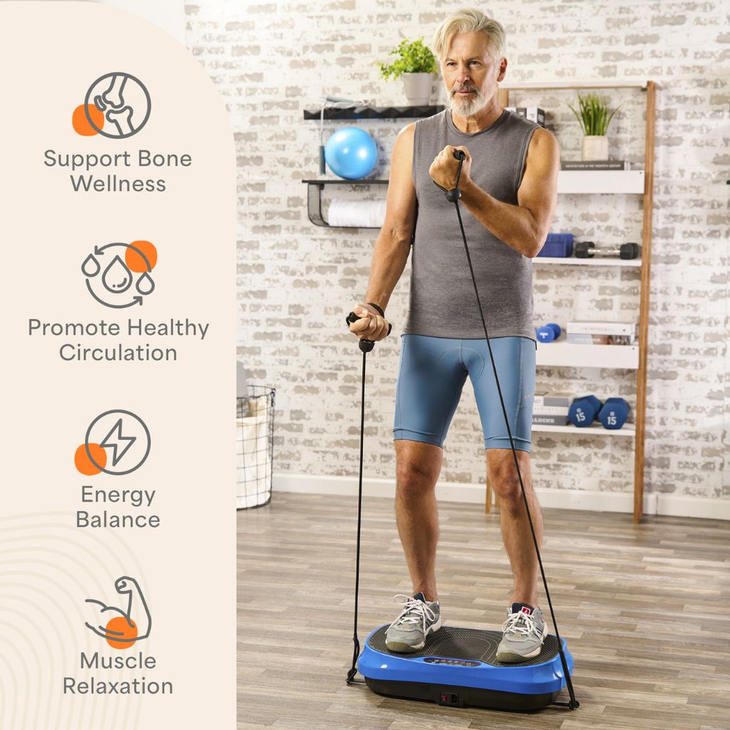 Waver Mini Vibration Plate - Blue - Image 4