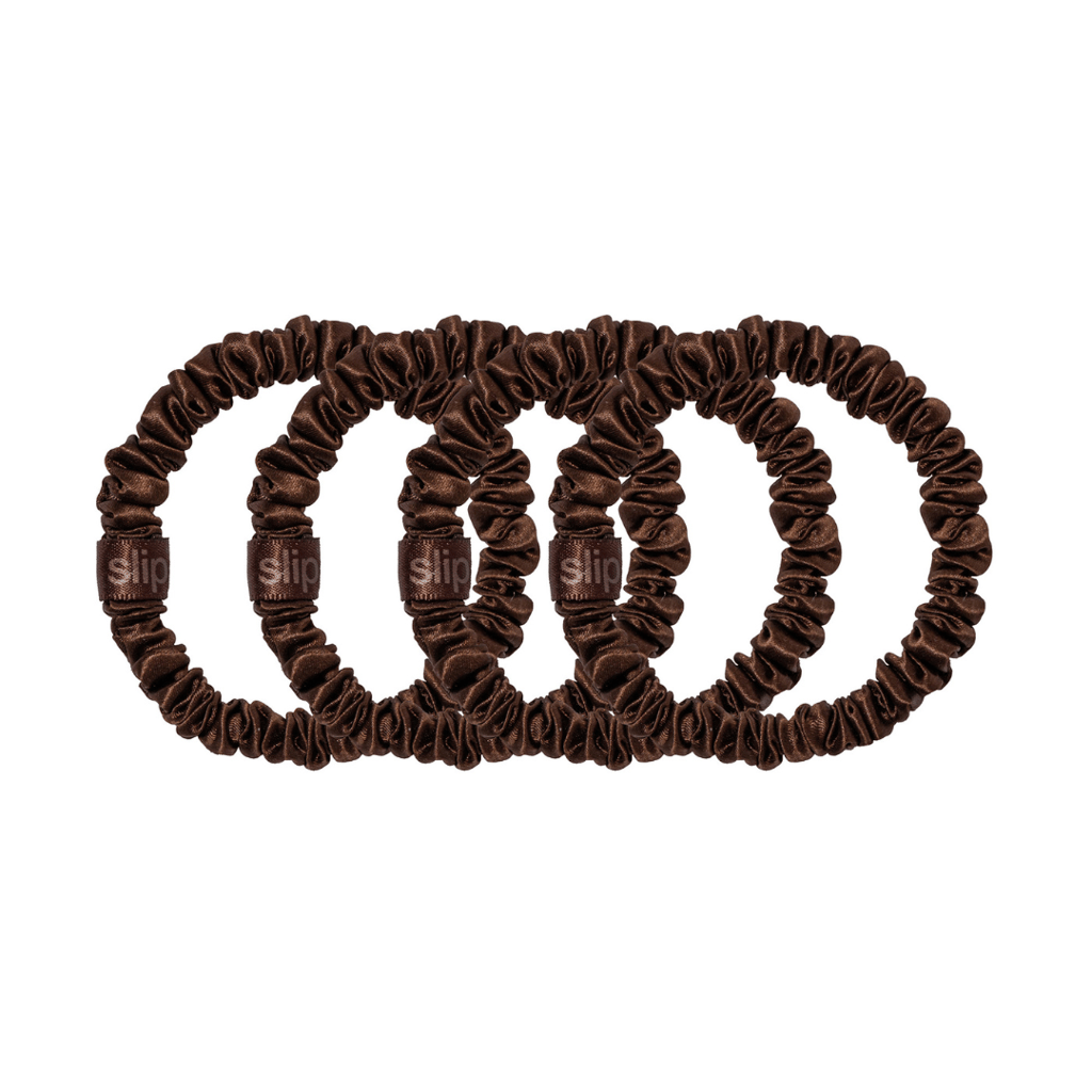 Skinny Scrunchies - Dark Brown - Image 1