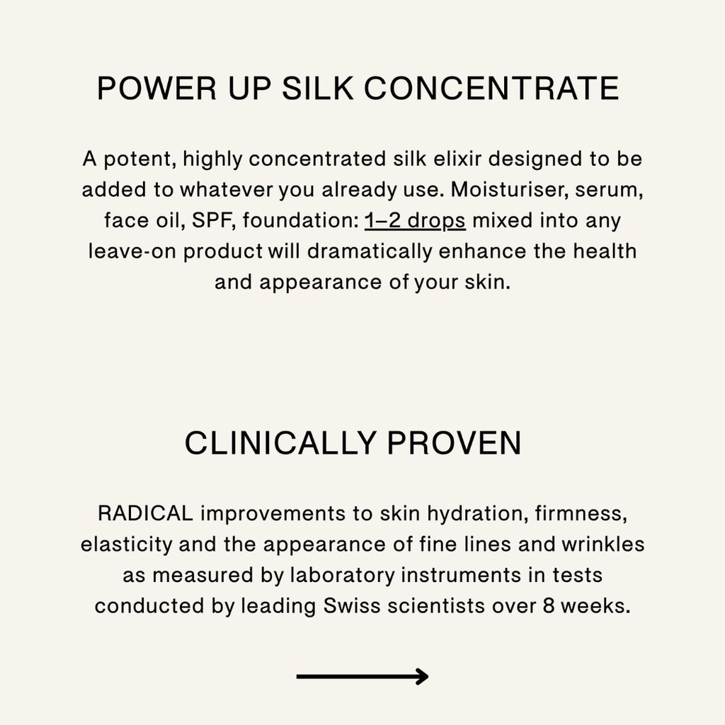 Power Up Silk Peptide Concentrate for Hydration and Fine Lines - Image 9