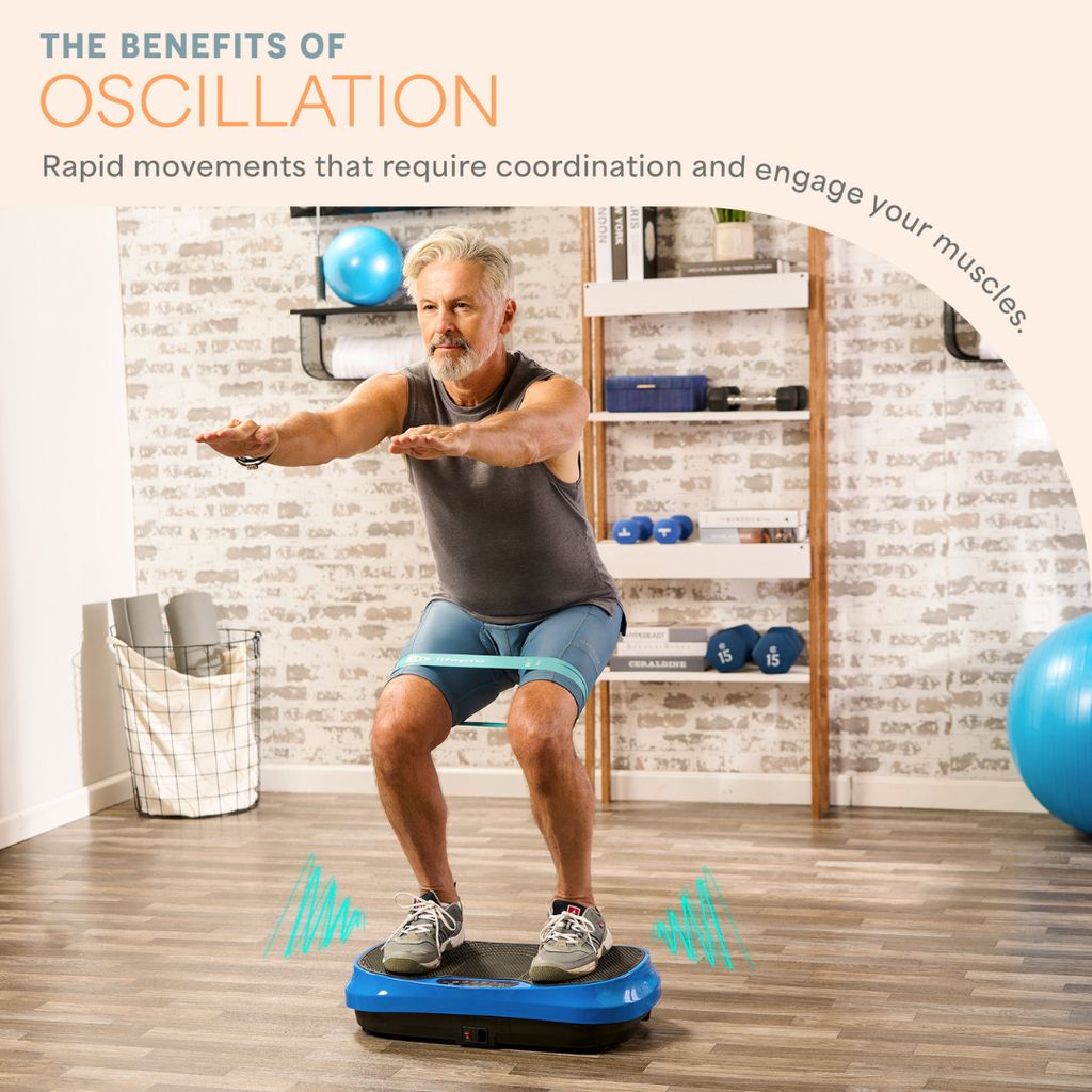 Waver Mini Vibration Plate - Blue - Image 5