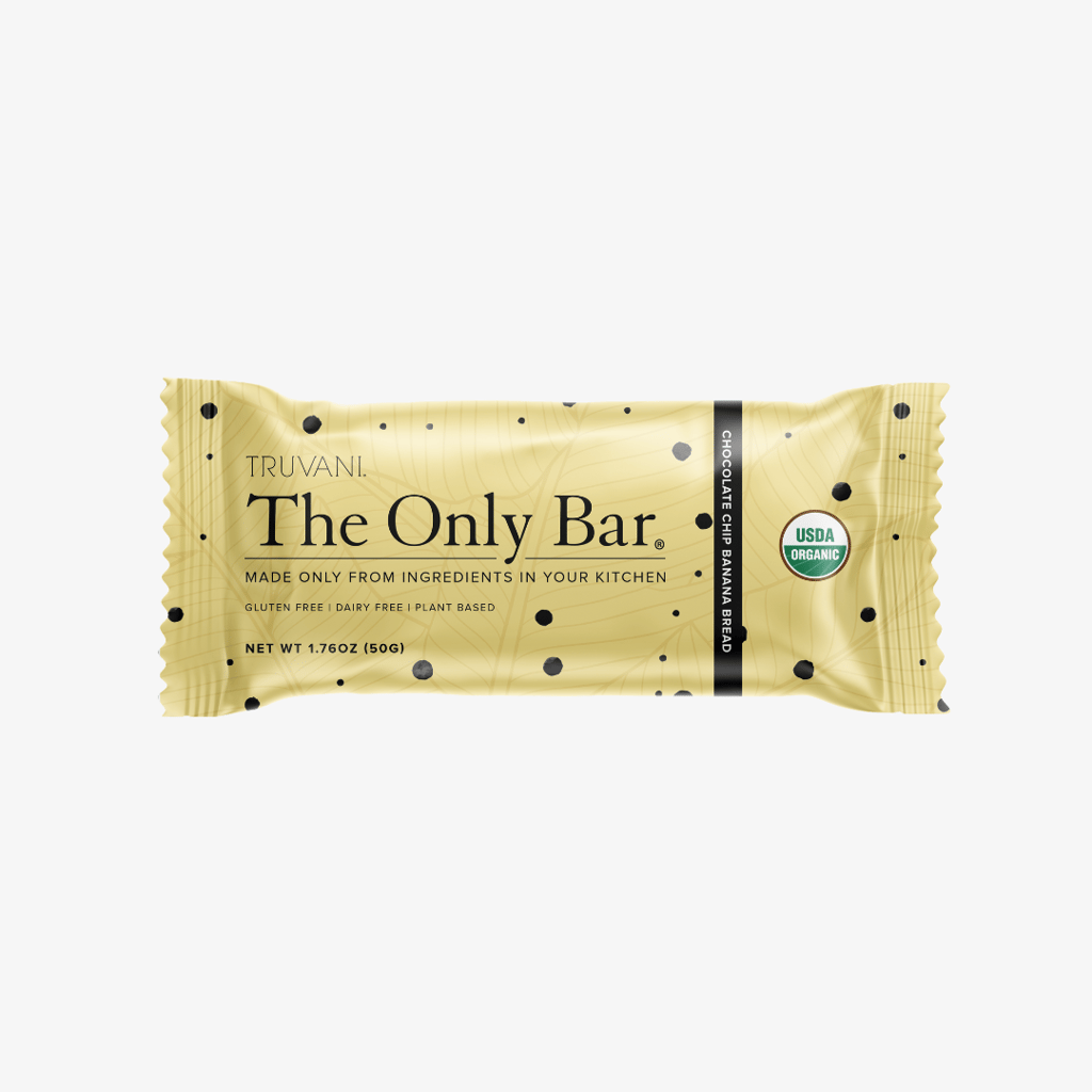 The Only Bar - Plant Based Snack Bar - Chocolate Chip Banana Bread - Image 1