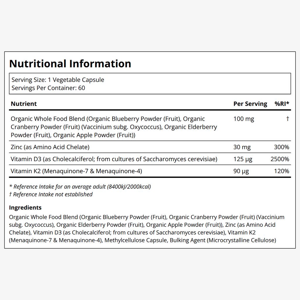 Amen Vitamin D, K2 & Zinc - Image 2