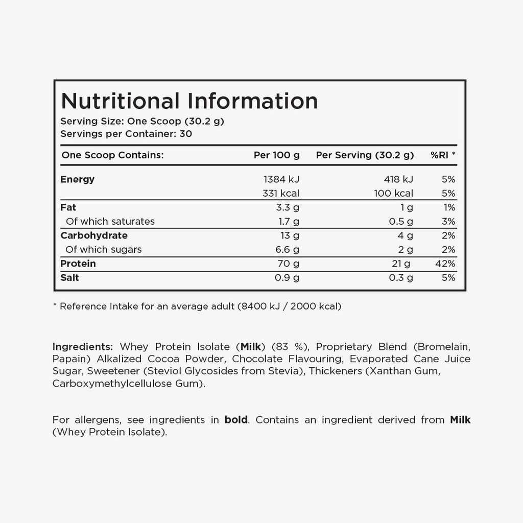 Whey Protein Isolate - Chocolate - Image 2