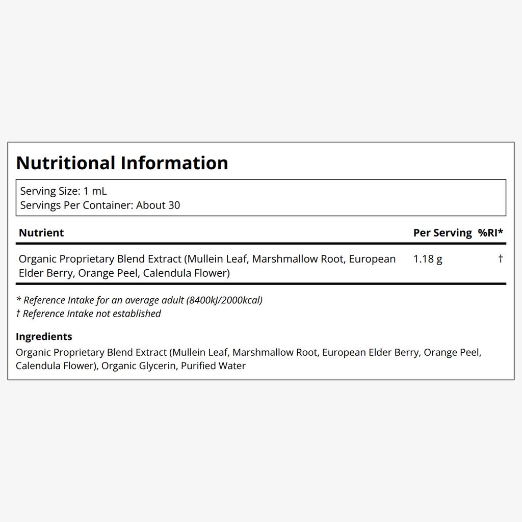 Respiratory Health Herbal Blend Liquid Drops - Image 2
