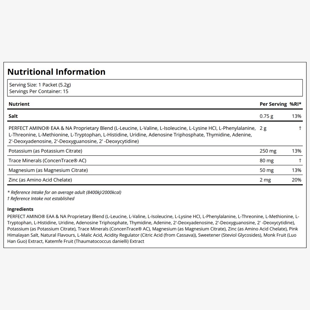 PerfectAmino Electrolyte Stick Packs - Watermelon - Image 2