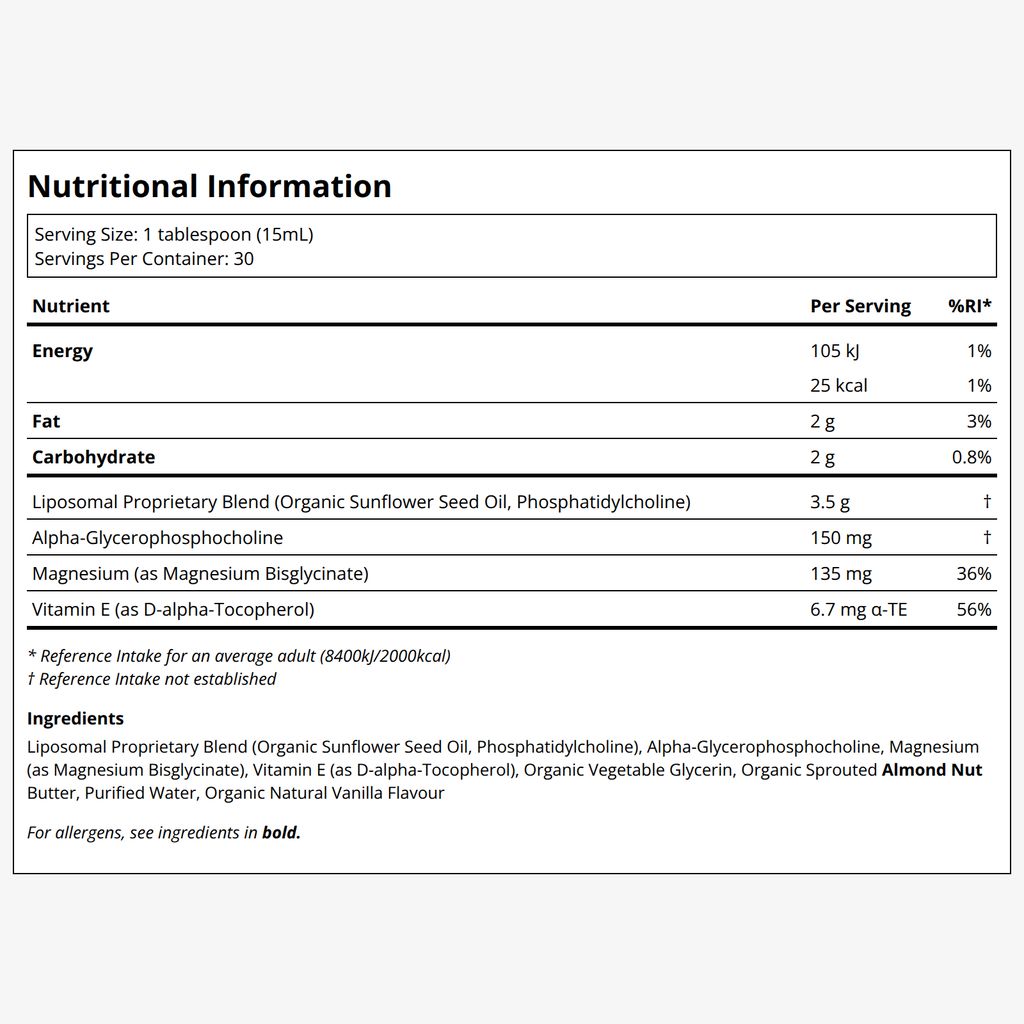 Magnesium Calm Liposomal - Almond Vanilla - Image 2