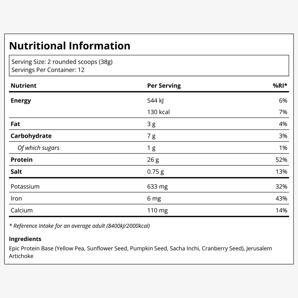 Epic Protein: Plant Protein - Original - Image 2